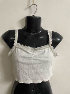 Vintage White Lace Cami