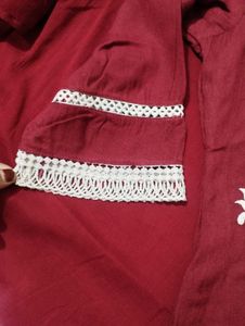 Beautiful Maroon Suit Set