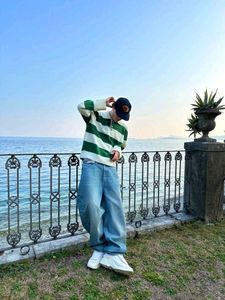 Striped Green Sweater