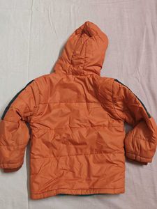 Kids' Orange Puffer Jacket