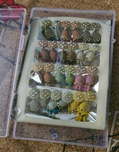 12pair Jhumki Combo