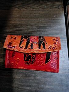 Shantiniketan leather wallets (2 pcs)