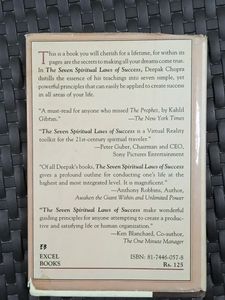 The Seven Spiritual Laws Of Success. By Deepak C