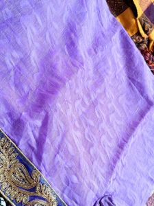 purple festival saree