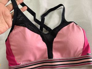 Pink Sports Bra