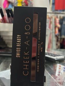 Swiss Beauty CHEEK-A-BOO Contour- Blusher-Highligh