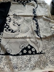 Malai Silk Kalamkari Saree