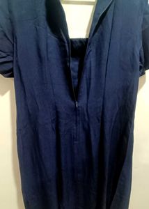 Vintage Navy Dress With Attached Blazer