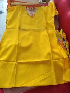 Yellow Ladies patiala suit