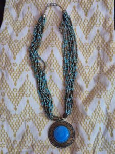 Boho Beaded Statement Necklace - Combo