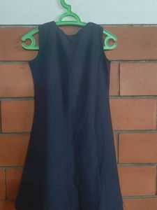Cute Girls' Navy Blue Dress
