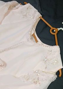 Beautiful And Pencil Long Cut Sleeve Gown