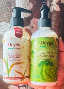 Deyga Natural Rice Shampoo And Soy Conditioner