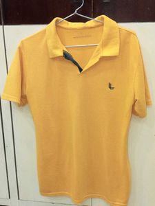 yellow colour polo tshirt