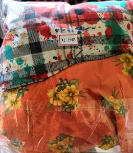 Colorful Plaid Print Drawstring Shorts
