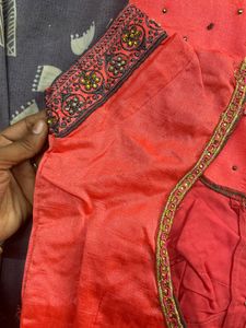 elegant wedding saree with blouse