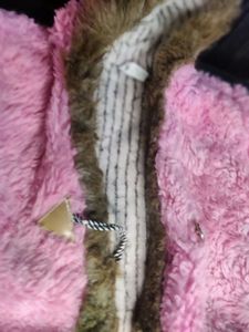 Pink Faux Fur Baby Jacket