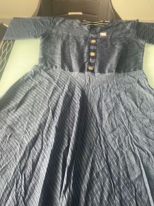 Blue Anarkali Kurta