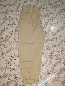 Beige Baggy Pants