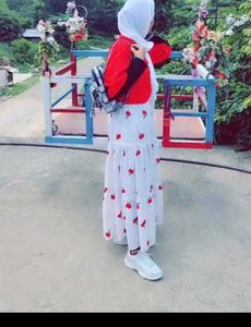 Cute  Cherry Print Dress