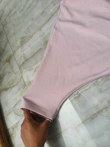 Elegant Pink Midi Dress