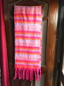 Pink Wool Muffler