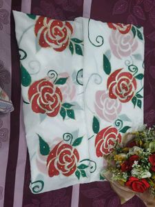 Floral Dupatta hand painted