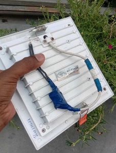 2pcs_18w Square LED Panel Lights_Refurbished🔧💡