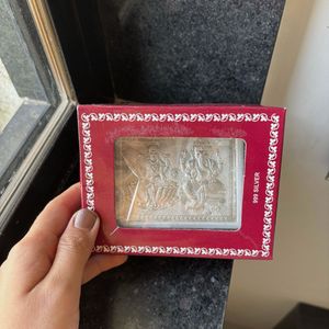 999 Silver Lakshmi Ganesha Idol