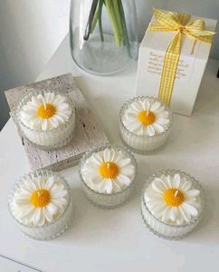 5 Pcs Cristal Jar Candle With Flavor🕯️ 🌼
