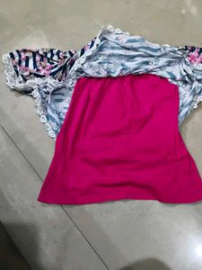Crop Top Cold Shoulder