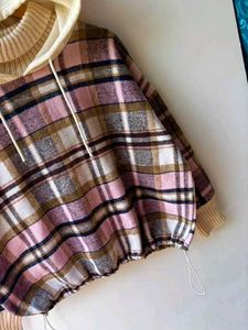 Plaid Hoodie Sweatshirt