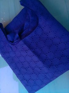 New Elegant Blue Hakoba kurti