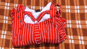 Striped Red Dress
