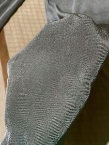 Gray Velvet Shiny Wide Leg Pants