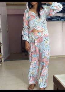 Sky Blue Co-ord Set