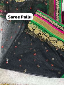 Ethnic Saree With Stitched Blouse (upto 36in)