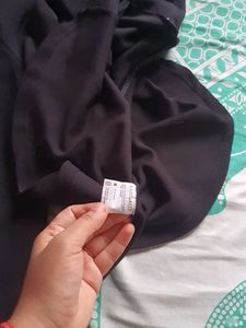 Kasually Black Fancy Top