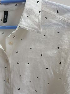 Branded Off White Top