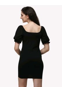 Black Bodycon Mini Dress