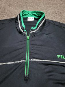 FILA Men&#39;s Active Half-Zip Polo Shirt