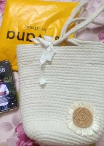 Cute Woven Tote Bag