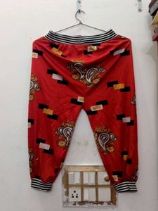 Red Printed Lounge Pants