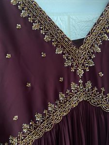 Designer Pleated Anarkali