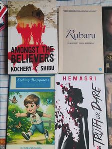 Fiction Book bundle set of 6