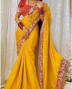 multi colour saree unstitched blouse kerwa offer b