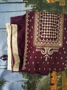 Indo Era Printed Straight Kurta With Plazzo Set