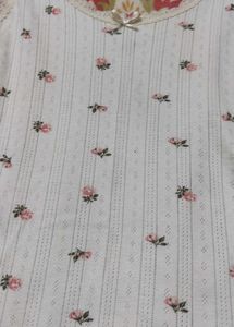 White Knit Top - Size S