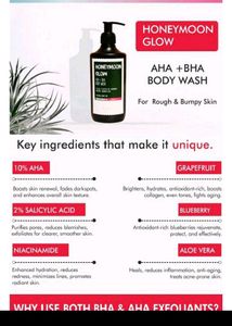 Honeymoon AHA BHA Bodywash Sealed