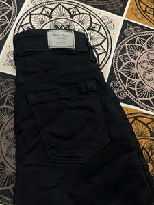 Black Denim Shorts